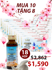 GIÁ SỈ WHOLE SALE 18 HỘP SUPER COLLAGEN TỔ YẾN TRÀ HOA NỮ