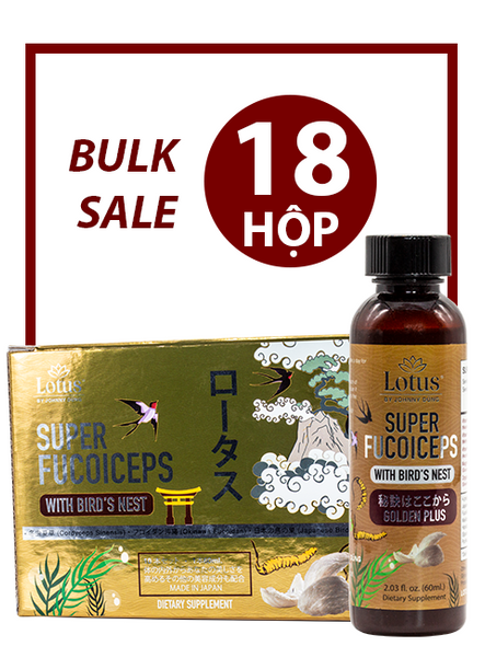 BULK SALE 18 HỘP - JAPAN CORDYCEPS LIQUID CÓ FUCOIDAN & TỔ YẾN 30,000MG