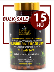 GIÁ SỈ BULK SALE 15 HŨ - SUPER ADVANCED FUCOIDAN SHIITAKE 550MG