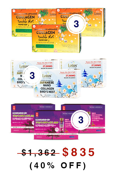 COMBO MIX PACKAGE 3 LOẠI SUPER COLLAGEN (9 BOXES)